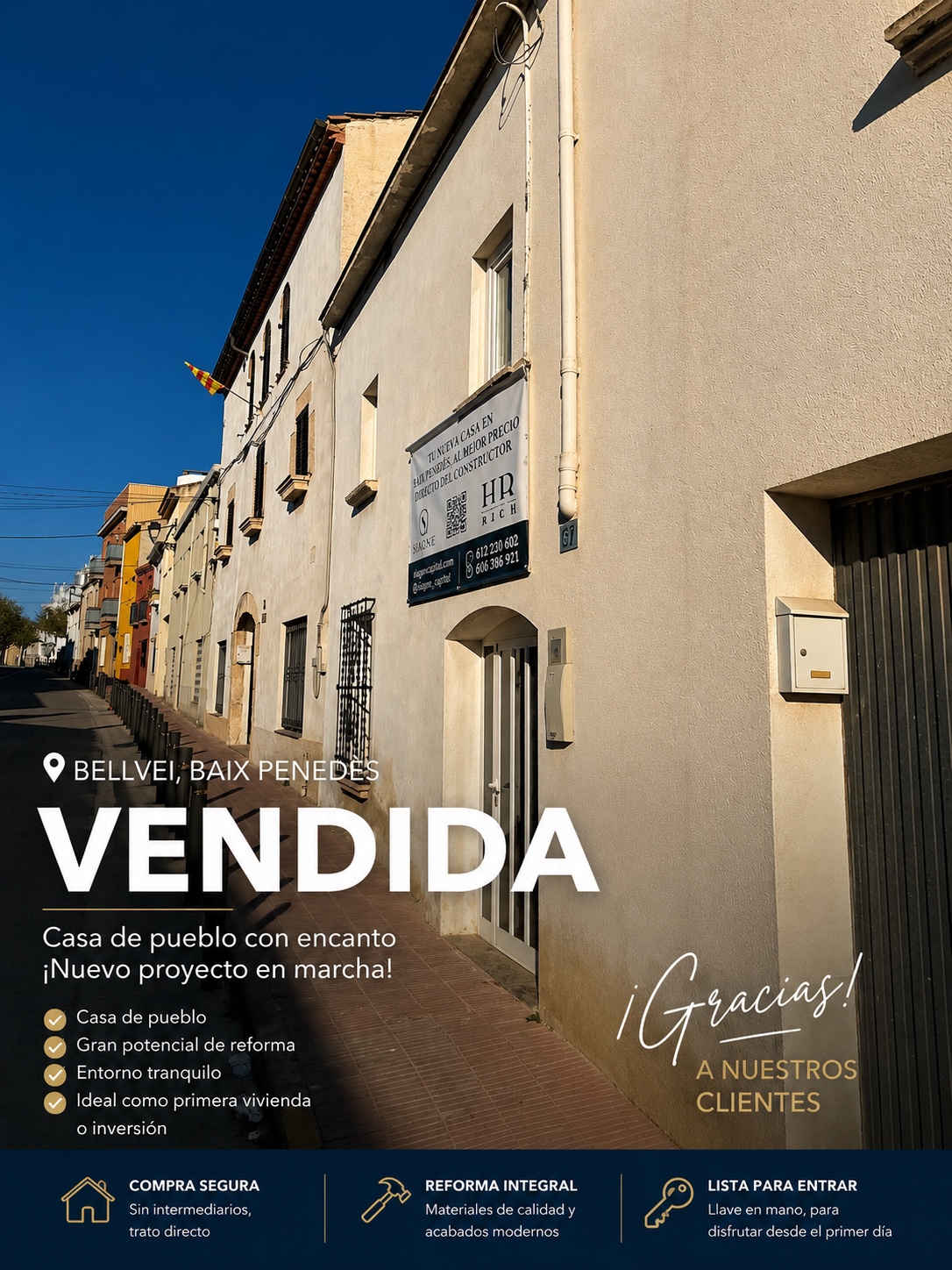 Bellvei · Casa de pueblo · Vendida